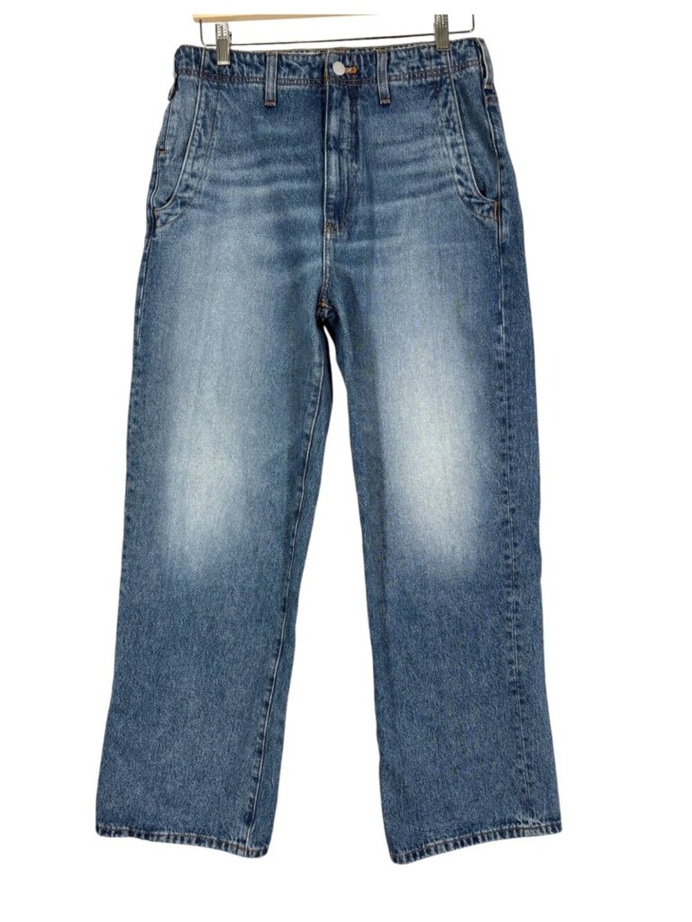 Pilcro Carpenter High Rise Wide Leg Jeans Size 28 - Picture 2 of 10